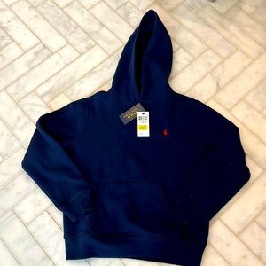 NWT Polo by Ralph Lauren navy hoodie sweatshirt